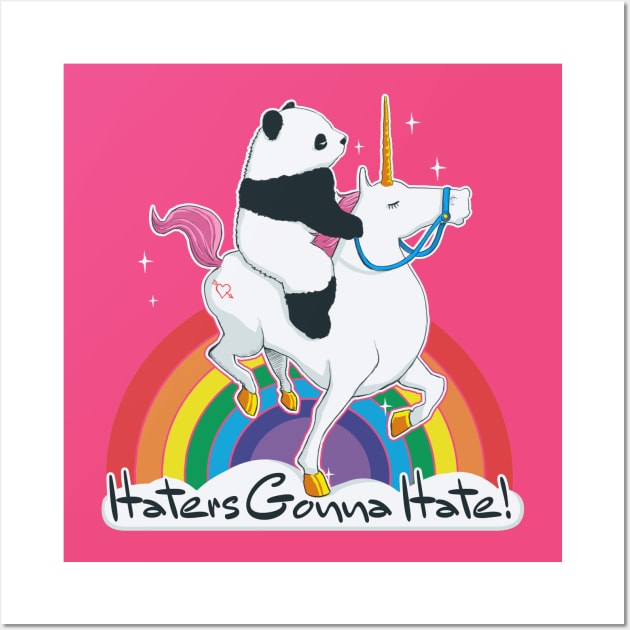 Haters Gonna Hate Wall Art by mohymochi